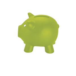 Jucarie pentru copii pusculita porcusor, verde, pvc reutilizabila, 69 x 73 x 89 mm