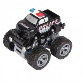 Masinuta off-road 4 x 4, monster truck, politie, negru