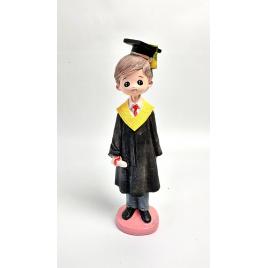 Figurina rasina-baiat absolvent h 20 cm
