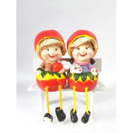 Figurine de rasina familie cuplu mar