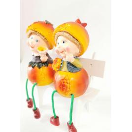 Figurine de rasina familie cuplu rodie