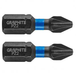 Set biti de impact pz2x25mm 1/4