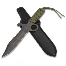 Cuțit de vânătoare full tang, ideallstore®, kaki, 34 cm