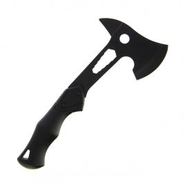 Topor multifunctional, ideallstore®, negru, 30 cm, teaca inclusa