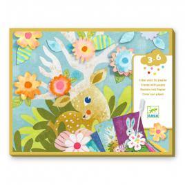 Joc creativ de decorat cu hartie djeco