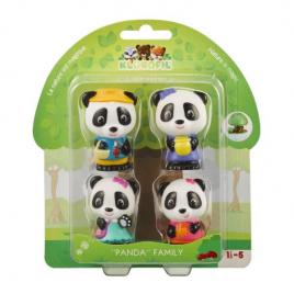 Set figurine klorofil - familia de ursuleti panda