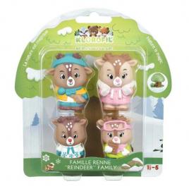 Familia de reni renne - set figurine joc de rol - klorofil