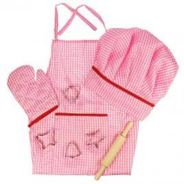 Bigjigs set sortulet si accesorii roz
