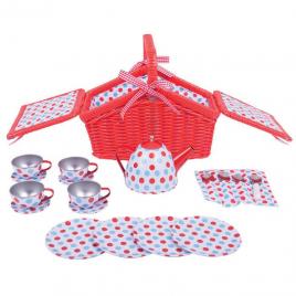 Bigjigs setul meu de picnic cu buline