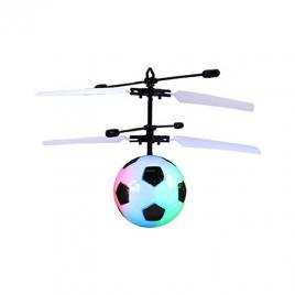 Mini drona minge fotbal, led multicolor, acumulator