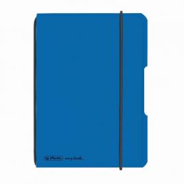 Caiet herlitz, my.book flex, a6, 40 file, 70 g/mp dictando, coperta albastru
