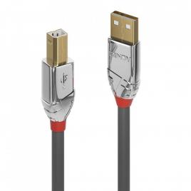 Cablu lindy 3m usb 2.0 type a to b cromo