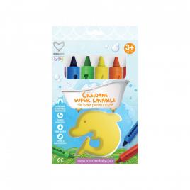Creioane de baie super lavabile easycare baby 6 buc