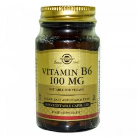 Vitamin b-6 100mg veg.caps 100cps solgar