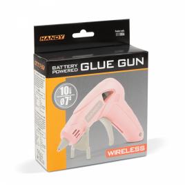Pistol de lipit - cu acumulator, tip-c - 7 mm - 10w - roz