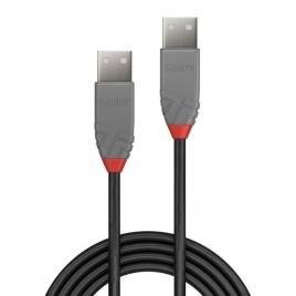 Cablu lindy 3m usb 2.0 type a to a, anth