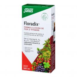 Salus - floradix® 500ml - formula lichida de fier si vitamine