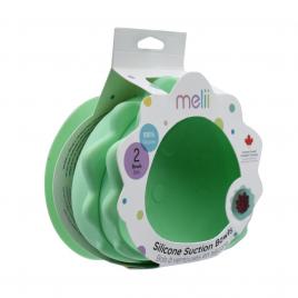 Set 2 castronele cu ventuza silicon melii model dinozaur