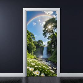 Folie imprimata color pentru decor usa, dimensiune 200 x 90cm, model: avx-dr20
