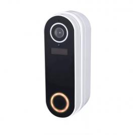 Sonerie wireless, inteligenta, camera video HD 1080P, bidirectional, aplicatie iOS/Android, rezistenta la apa IP65, Alpina 26556