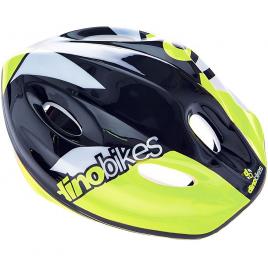 Casca de protectie dino bikes negru si galben
