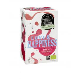 Ceai ecologic Love & Happiness, Royal Green, 27 gr, 16 plicuri