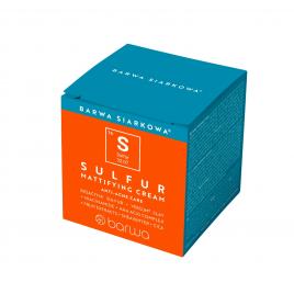 Crema matifianta cu sulf, pentru ten acneic Barwa Cosmetics, 50 ml