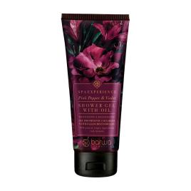 Gel de dus hidratant si regenerant cu piper roz si violete Spa Experience, Barwa Cosmetics, 200 ml