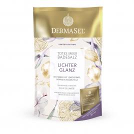 Sare de baie Stralucire, cu santal, lamaita si portocale, Dermasel, 400 g