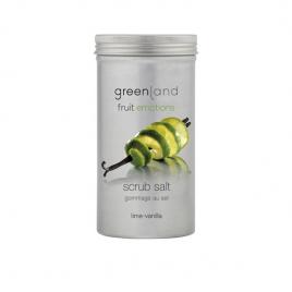 Sare exfolianta, Greenland, de corp, lamaie verde si vanilie, 400 gr