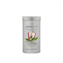 Sare exfolianta, Greenland, pentru corp, cu fructul dragonului si ceai alb, 400 gr