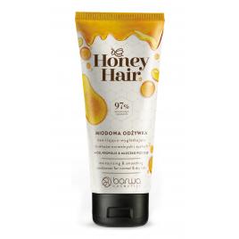 Balsam par Honey Hair pentru par normal si uscat, cu laptisor de matca, miere si propolis, Barwa Cosmetics, 200 ml