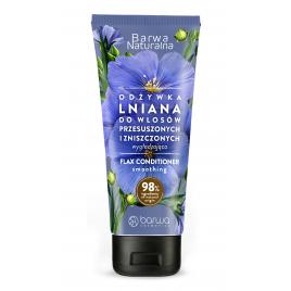 Balsam par hranitor cu flori de in, tub 200 ml, Barwa Cosmetics