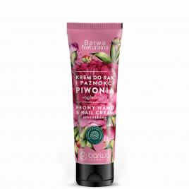 Crema de maini cu flori de bujori 100 ml, Barwa Cosmetics