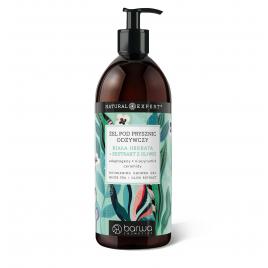 Gel de dus hranitor Natural Expert cu ceai alb si extract de masline, Barwa Cosmetics, 480 ml