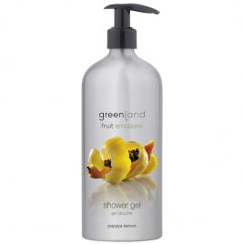 Gel dus, Greenland, cu papaya si lamaie, model cu dispenser, 600 ml