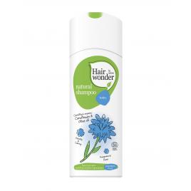 Sampon bio bebelusi si copii, cu albastrele si ulei de masline Hairwonder, 200 ml
