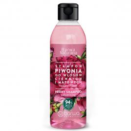 Sampon pentru volum cu floare de bujor, 300 ml, Barwa Cosmetics