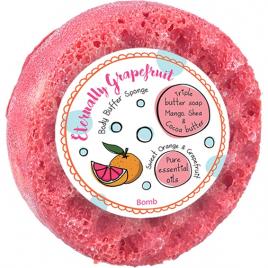 Sapun cu burete pentru masaj Eternally Grapefruit, Bomb Cosmetics
