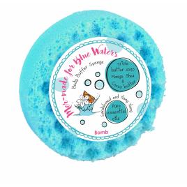 Sapun cu burete pentru masaj Mer-made for Blue Water, Bomb Cosmetics