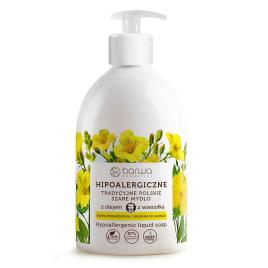 Sapun lichid hipoalergenic cu ulei de primula, piele predispusa la alergii, Barwa Cosmetics, 500 ml
