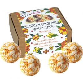 Set Marigold Bath Creamer sare de baie creamer 4 buc x 30 g, Bomb Cosmetics