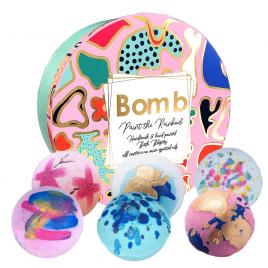 Set bile de baie, Paint the Rainbow, 6 produse, Bomb Cosmetics