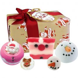 Set bile de baie Claus For Celebration, 5 produse, Bomb Cosmetics