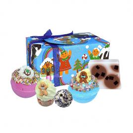 Set bile de baie Gingerbread Land, 5 produse, Bomb Cosmetics