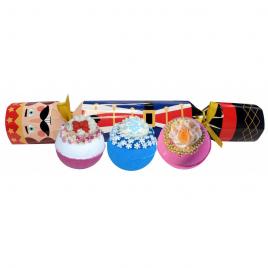 Set bile de baie The Nutcracker Cracker, 3 produse, Bomb Cosmetics