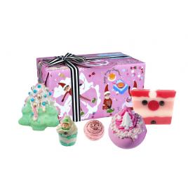 Set bile de baie Up To Snow Good, 5 produse, Bomb Cosmetics