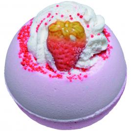 Bila efervescenta de baie Bomb Cosmetics, Strawberry Sunrise, 160 g