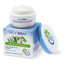 Crema anti-rid Naturissima pentru ten normal si deshidratat cu bambus si ginseng, 50 ml
