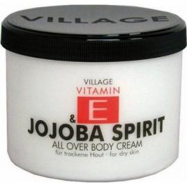 Crema de corp Village cu vitamina E si jojoba, 500 ml